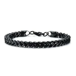 Fashion Frill Stylish Bracelet for Men Stainless Steel Hand Chain Band Jewellery Accessories For Boys Gift for Husband & Boyfriend